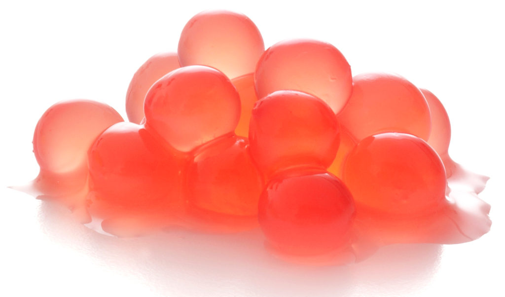 strawberry popping boba Pinkberry Canada